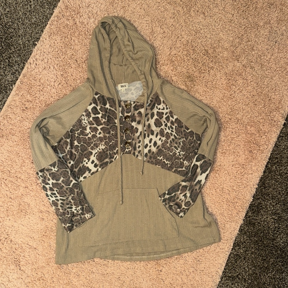 BKE Hooded Shirt Long Sleeve